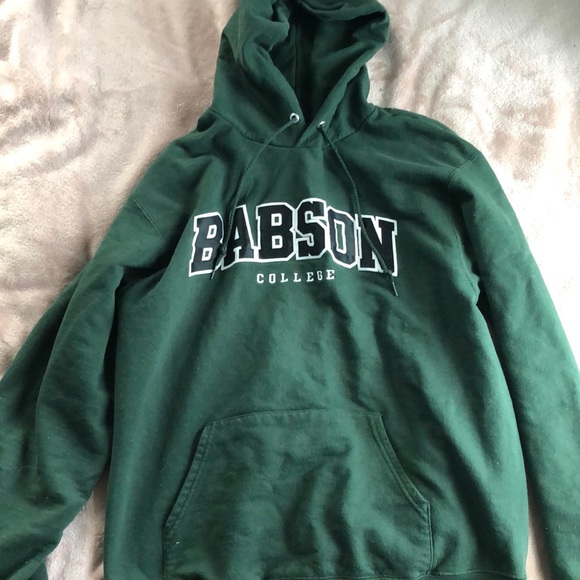Champion Tops - Babson College Green Hoodie